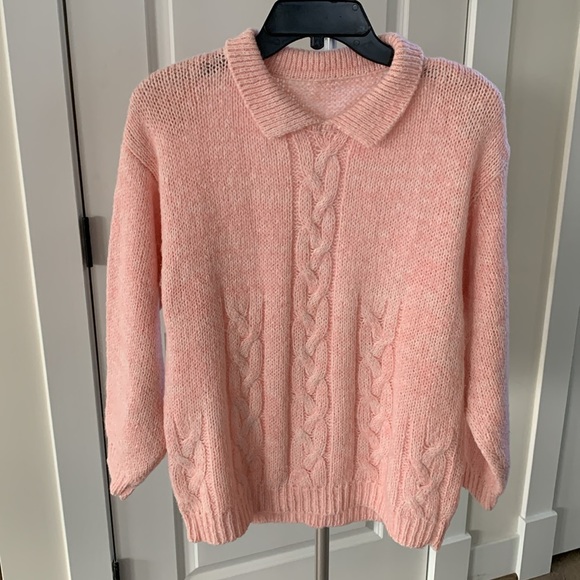 Supper Unique Sweater In Pink - Picture 1 of 4
